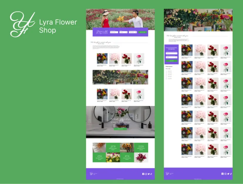 Lyra flower shop project